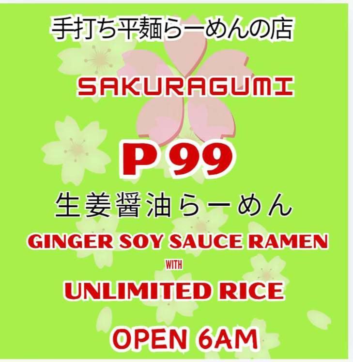 Sakuragumi P99 Ramen & Guest House Kayagan Exterior photo